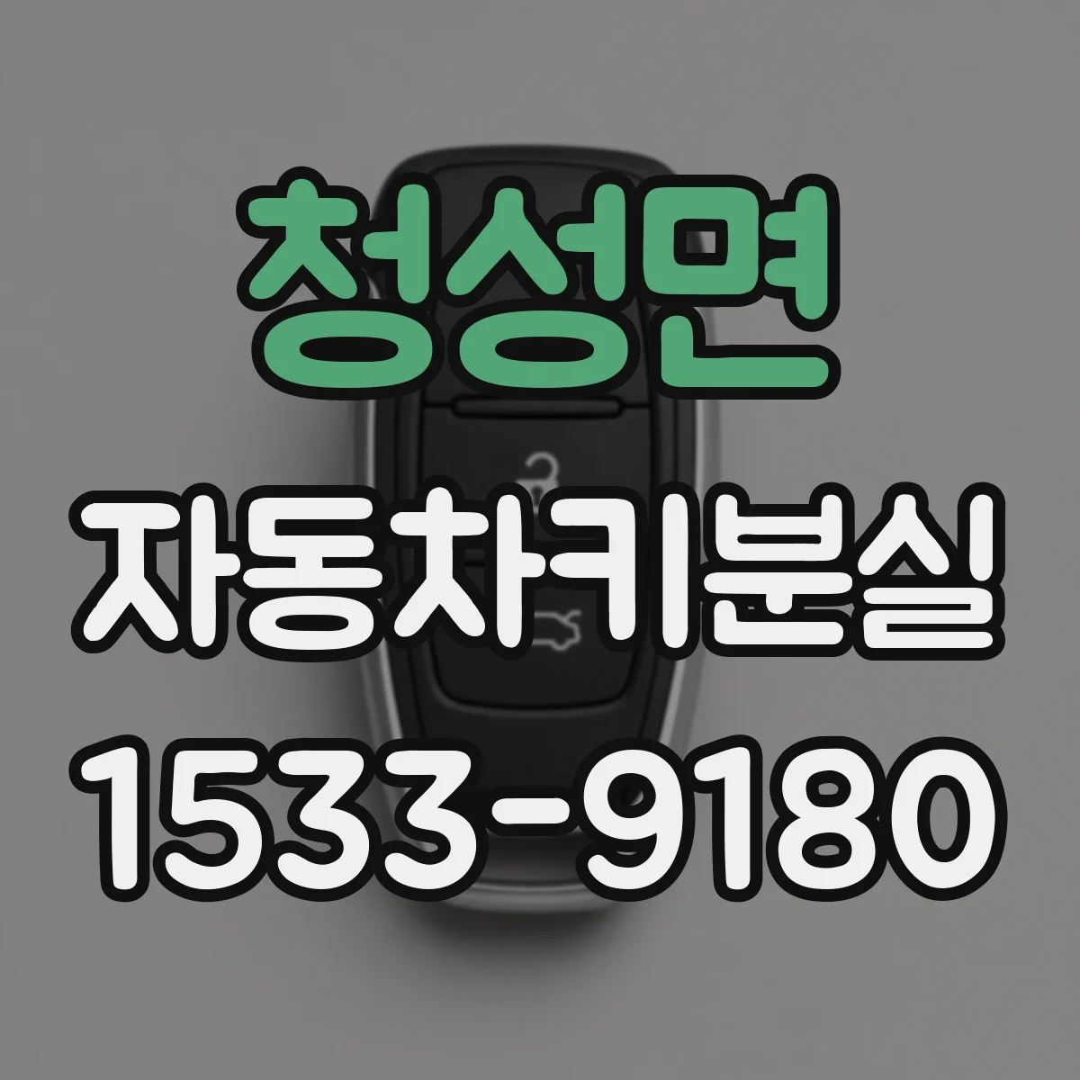 청성면 자동차키분실