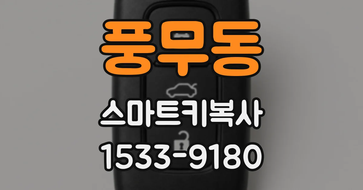 풍무동 스마트키복사