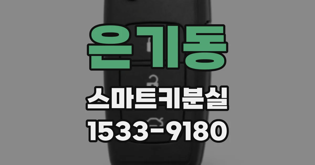 은기동 스마트키분실