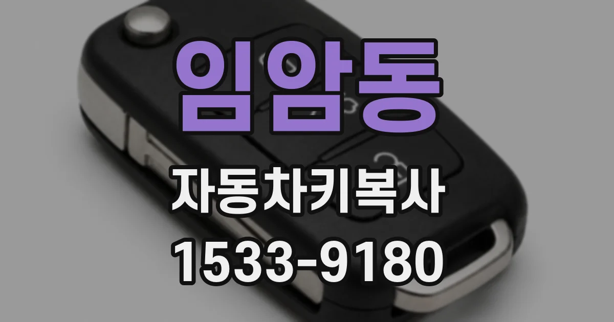 임암동 자동차키복사