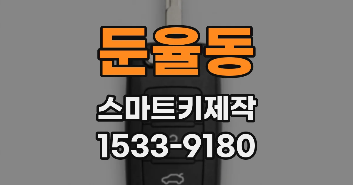 둔율동 스마트키제작