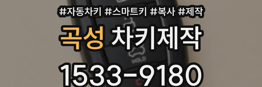 곡성 차키제작