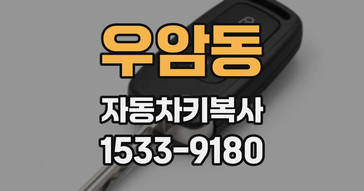 우암동 자동차키복사