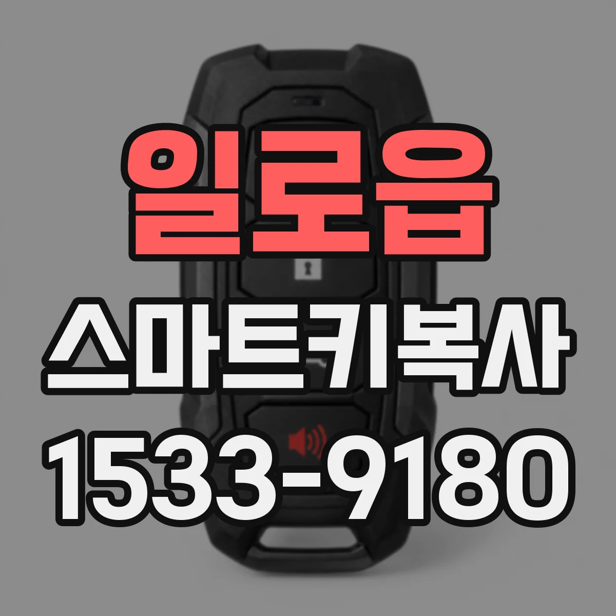 일로읍 스마트키복사
