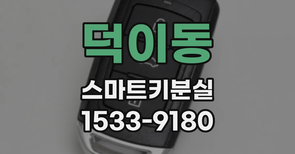 덕이동 스마트키분실