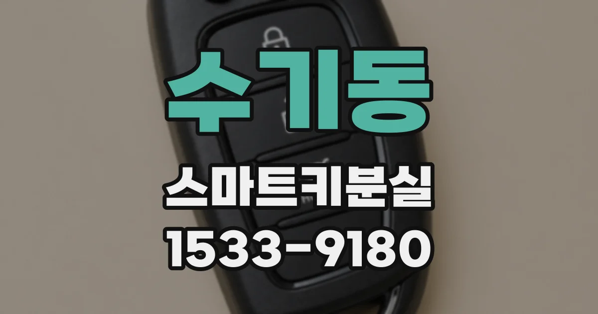 수기동 스마트키분실