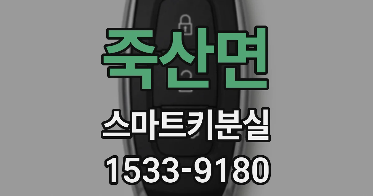 죽산면 스마트키분실
