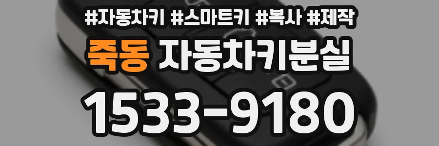 죽동 자동차키분실