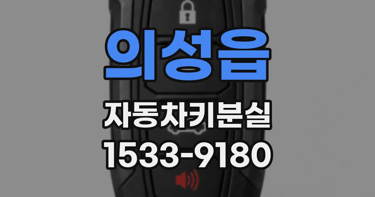 의성읍 자동차키분실