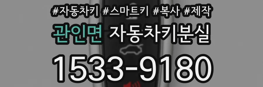 관인면 자동차키분실