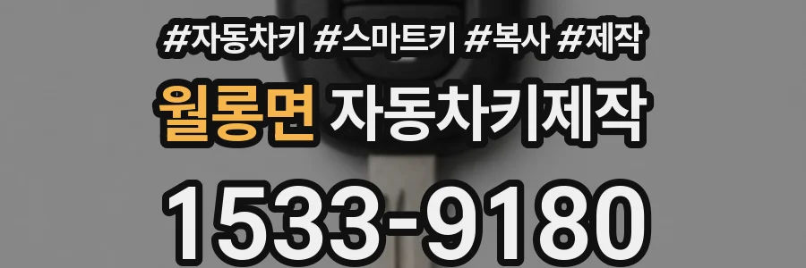 월롱면 자동차키제작