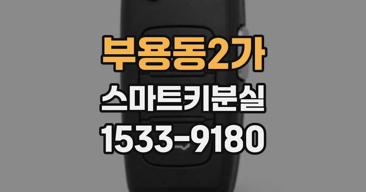 부용동2가 스마트키분실