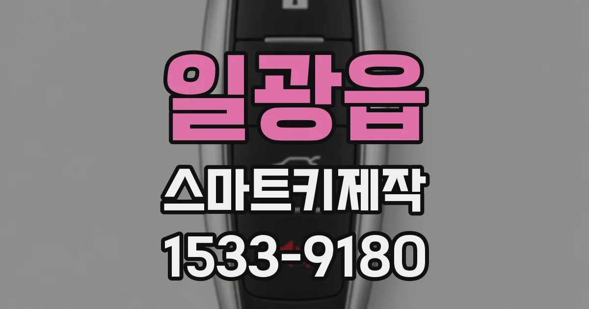 일광읍 스마트키제작