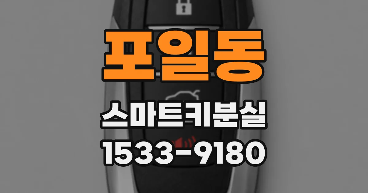포일동 스마트키분실
