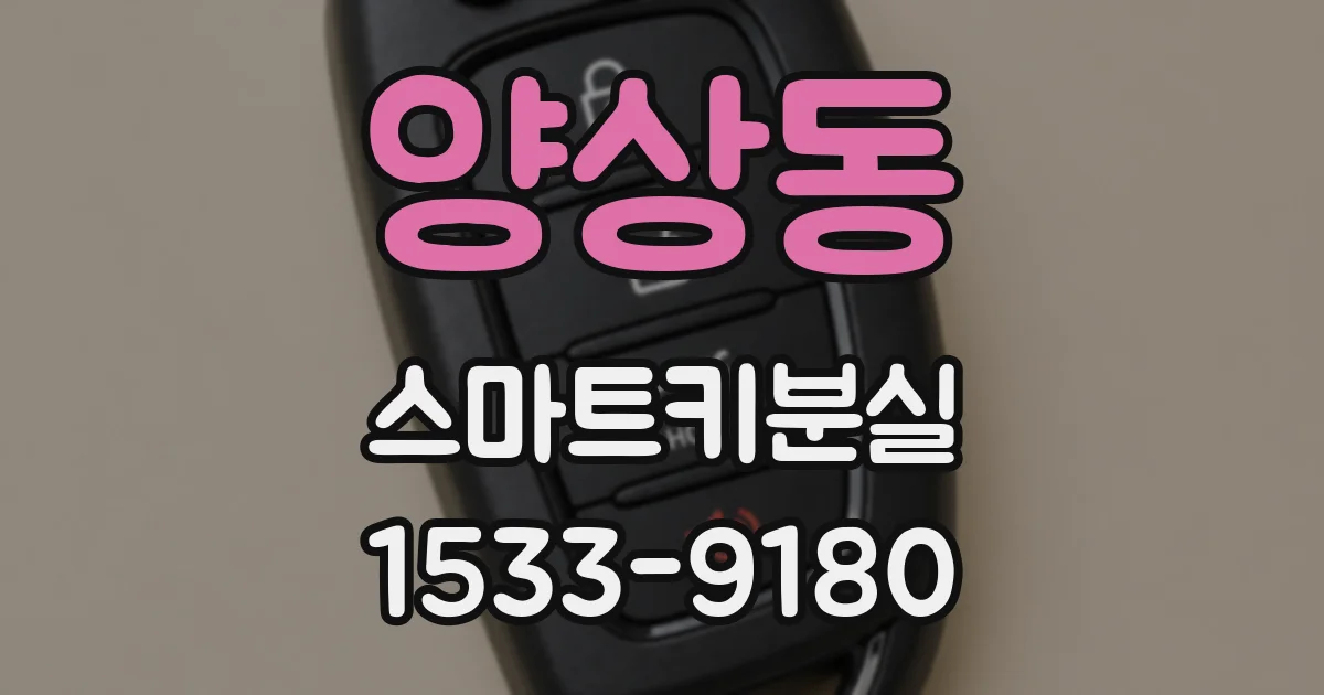 양상동 스마트키분실