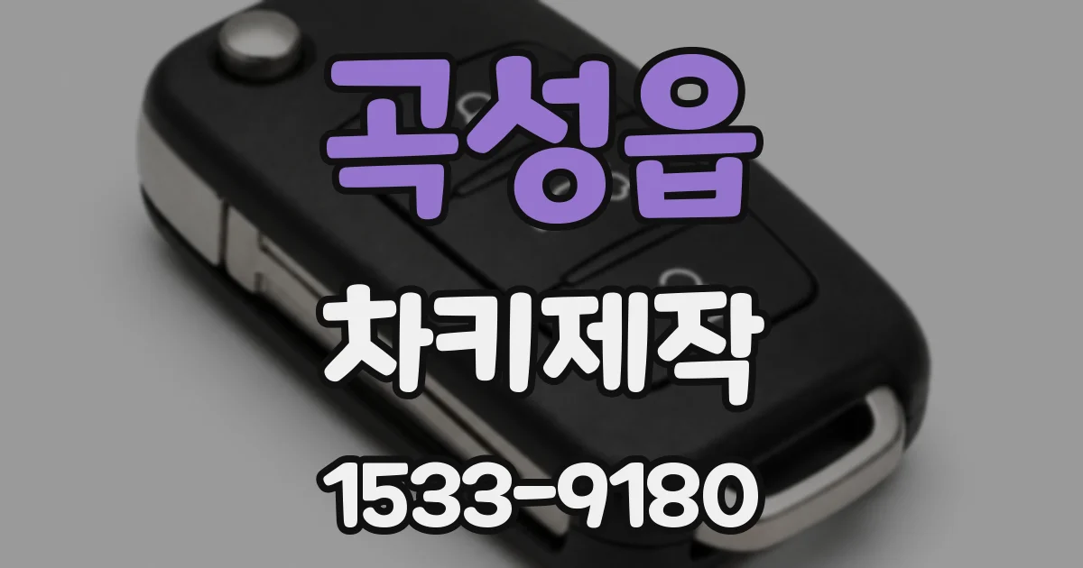곡성읍 차키제작