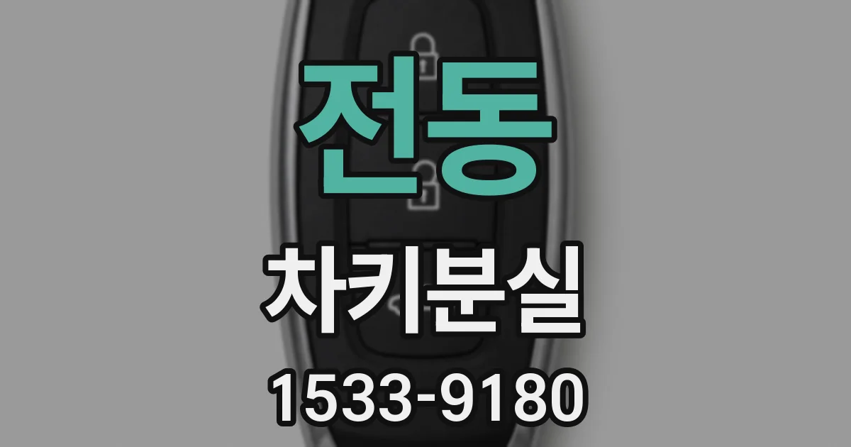 전동 차키분실