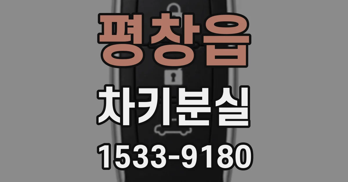 평창읍 차키분실