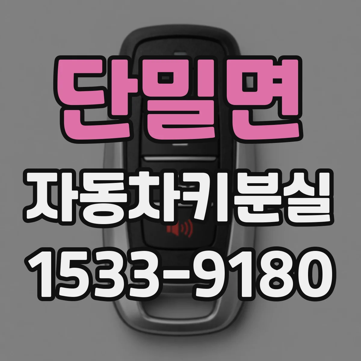 단밀면 자동차키분실