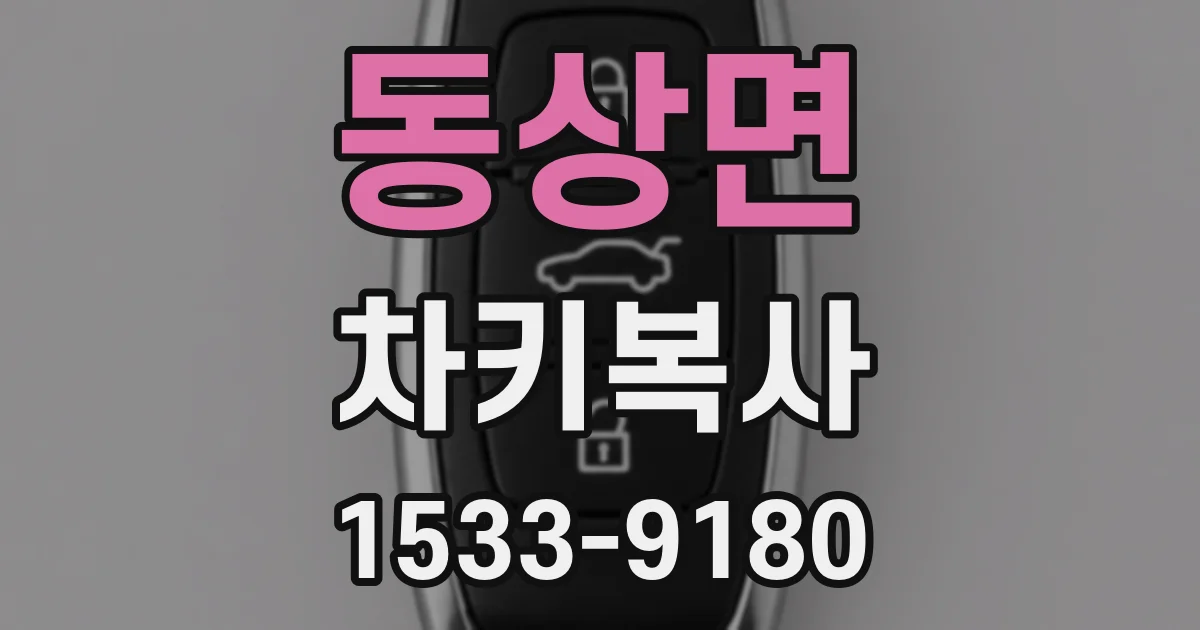 동상면 차키복사
