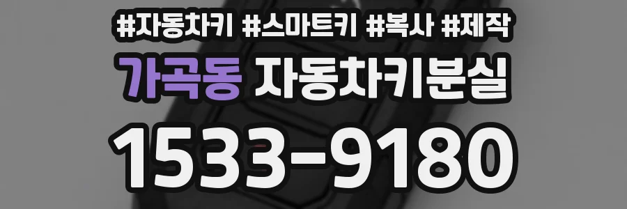 가곡동 자동차키분실