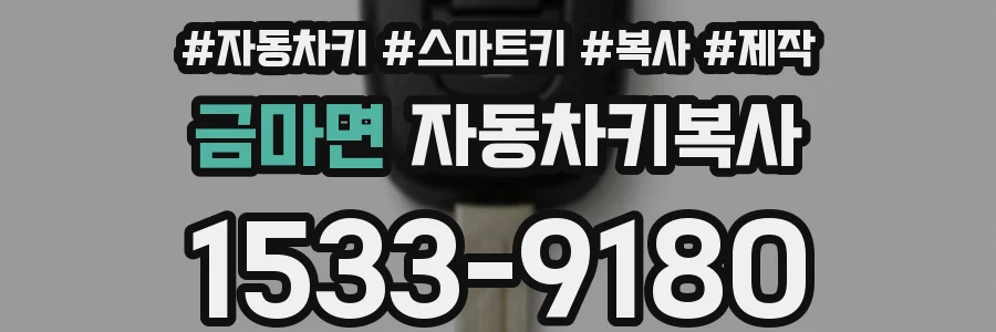 금마면 자동차키복사