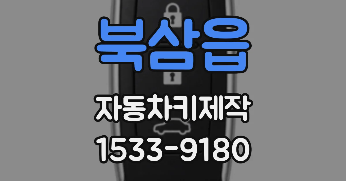 북삼읍 자동차키제작