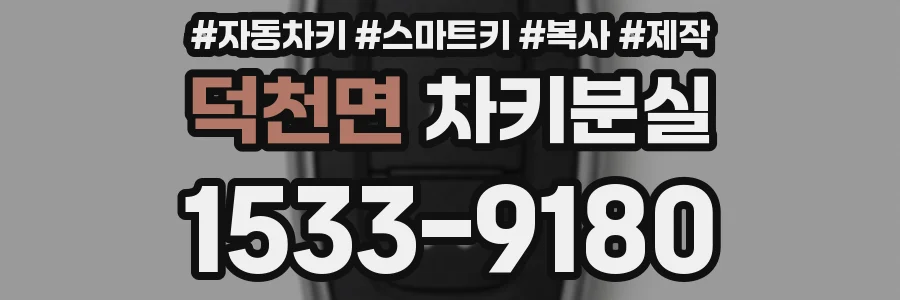 덕천면 차키분실