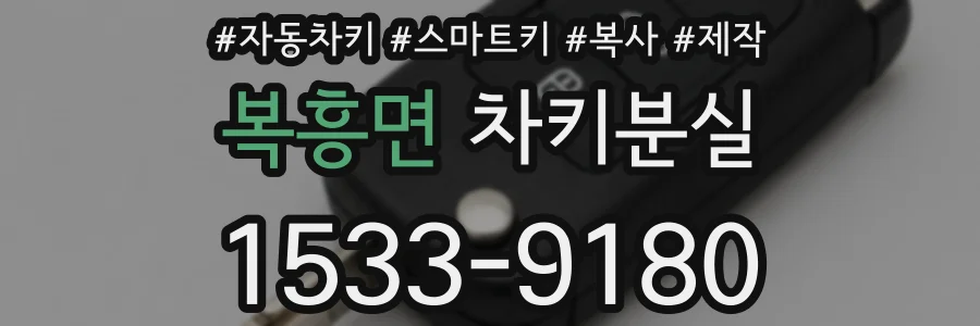 복흥면 차키분실