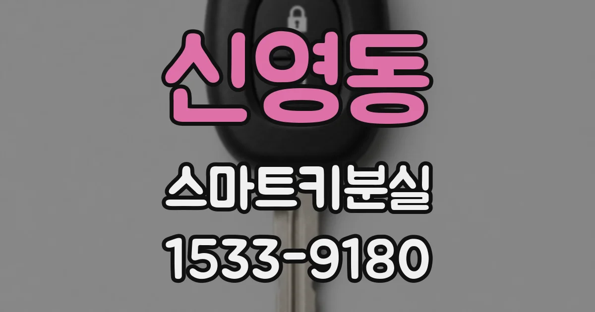 신영동 스마트키분실