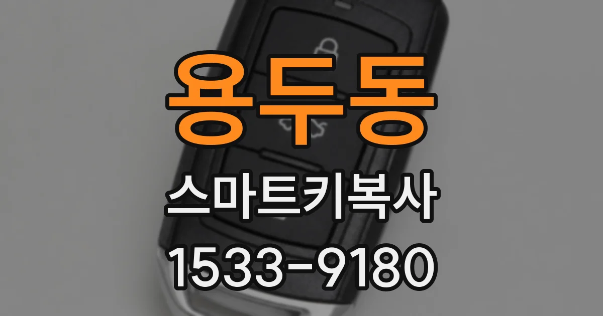 용두동 스마트키복사