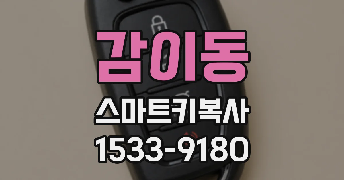 감이동 스마트키복사