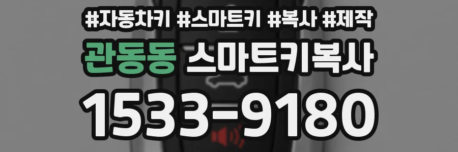 관동동 스마트키복사