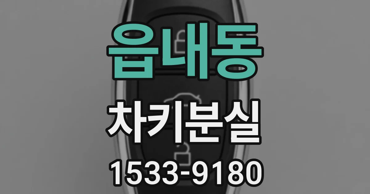 읍내동 차키분실