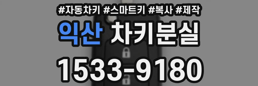 익산 차키분실