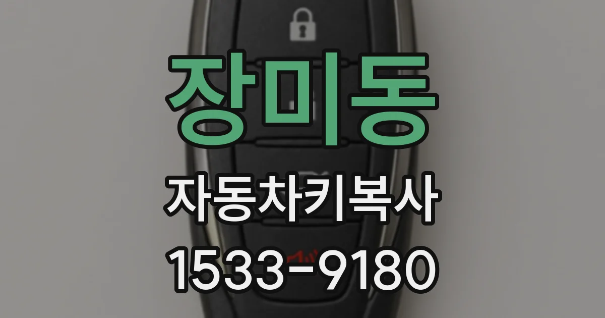 장미동 자동차키복사