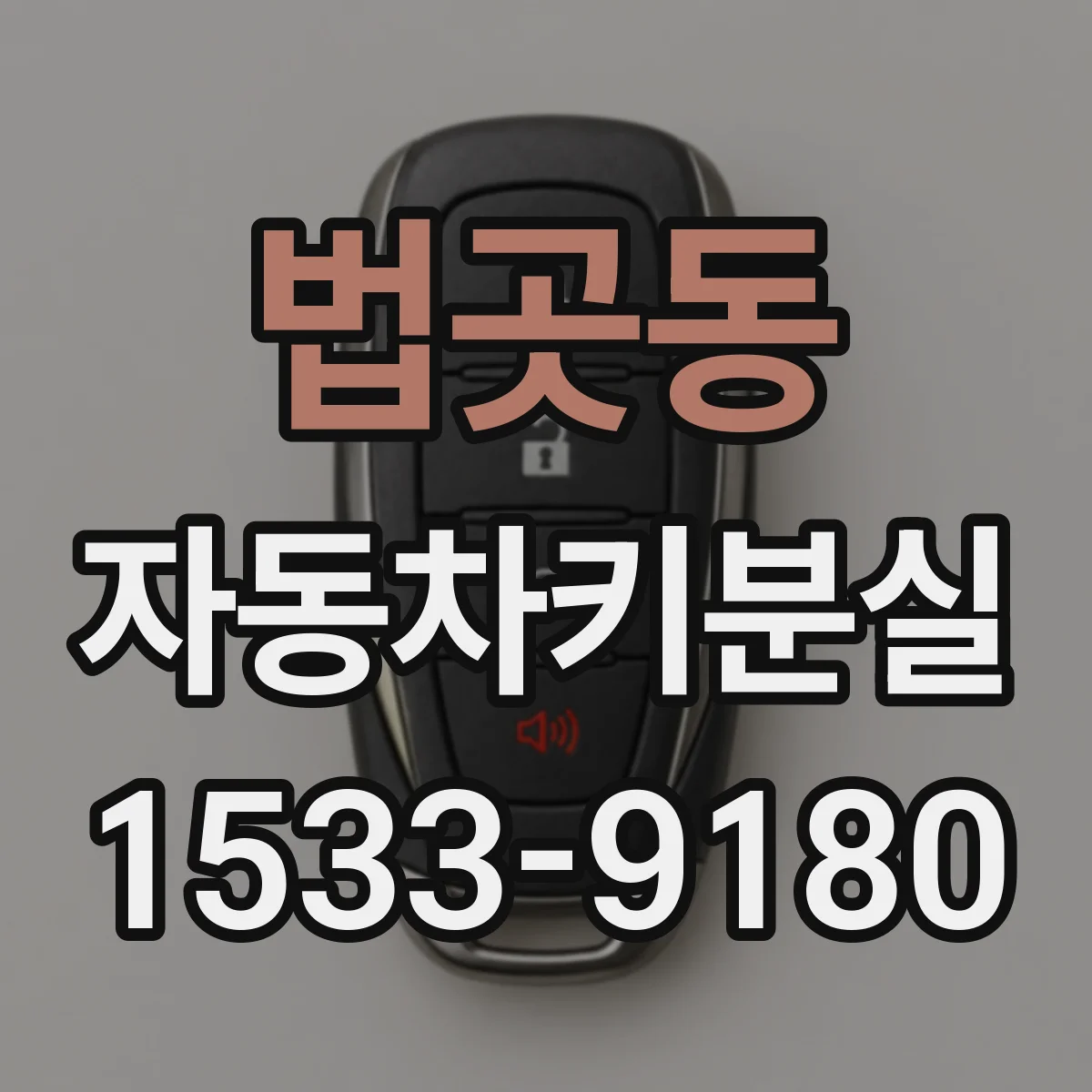 법곳동 자동차키분실