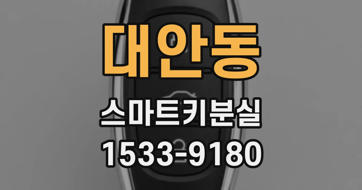 대안동 스마트키분실