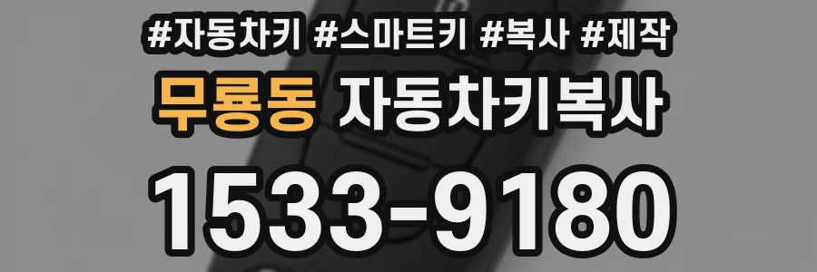 무룡동 자동차키복사