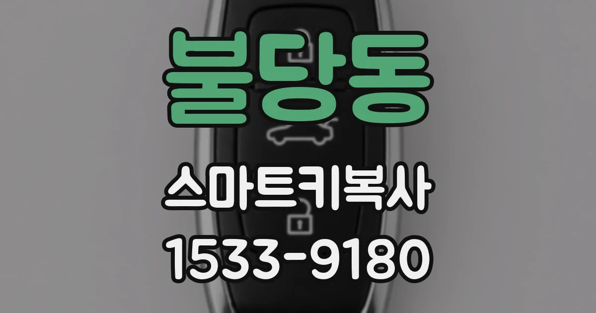 불당동 스마트키복사