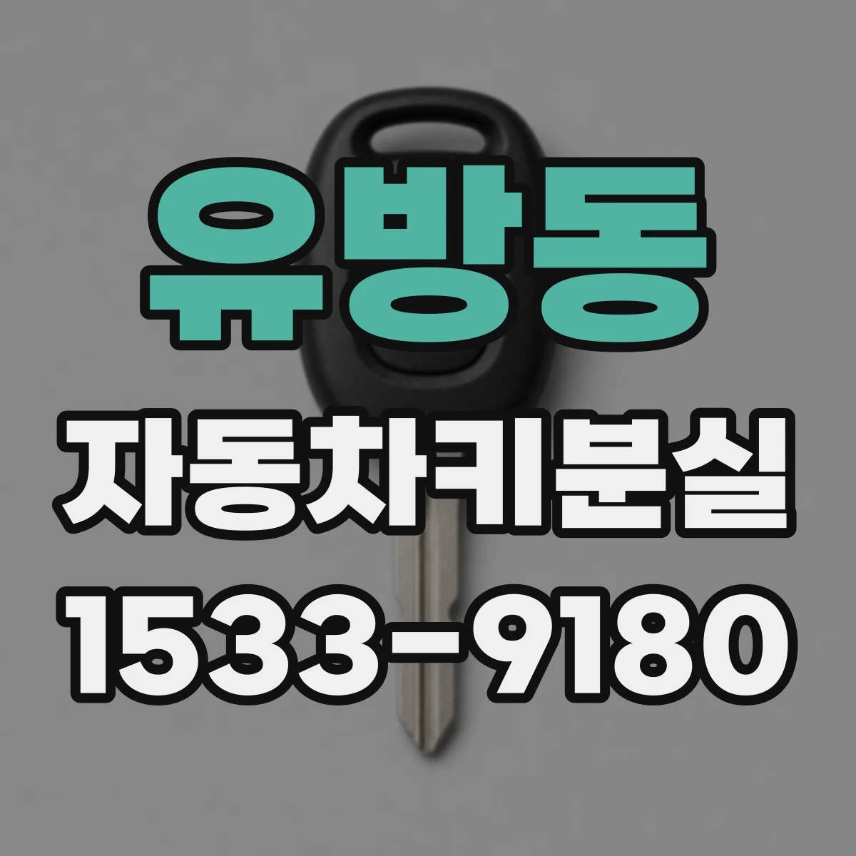 유방동 자동차키분실