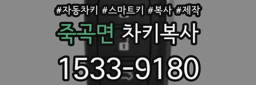 죽곡면 차키복사