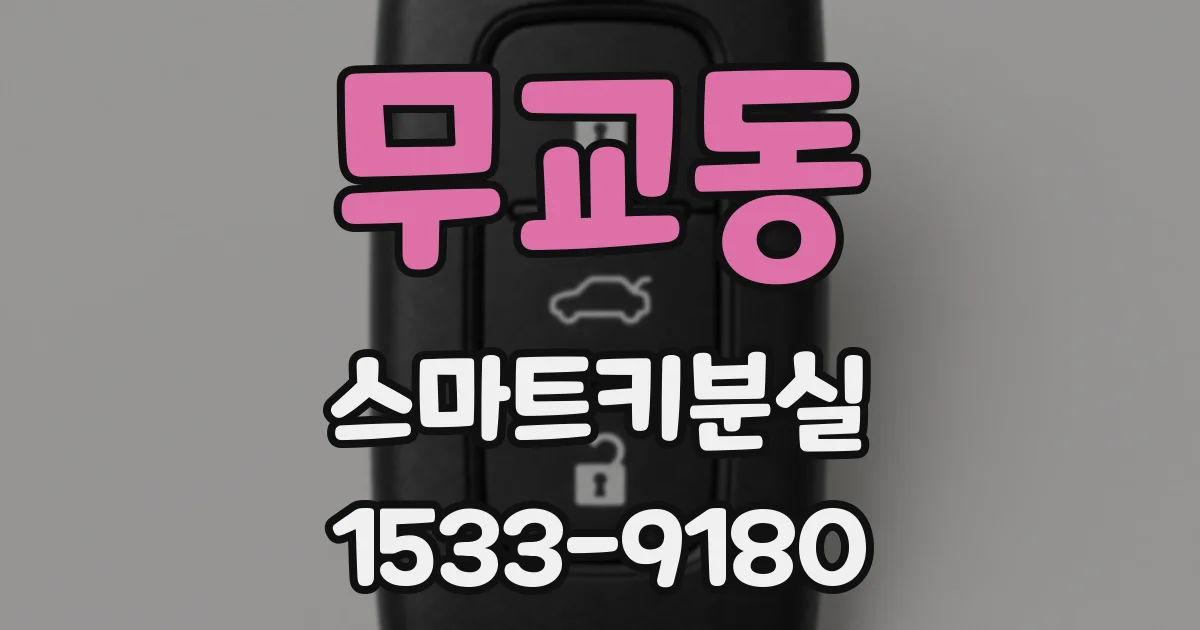 무교동 스마트키분실