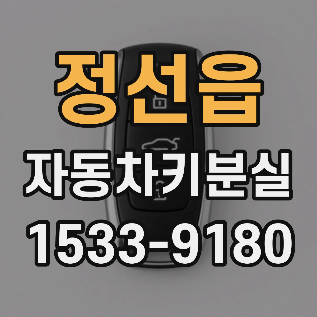 정선읍 자동차키분실
