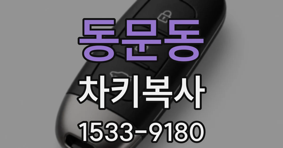 동문동 차키복사