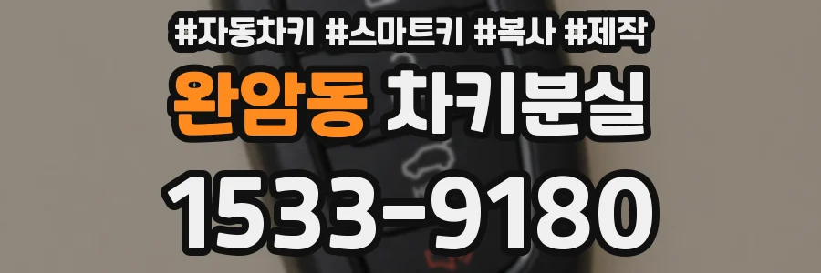 완암동 차키분실