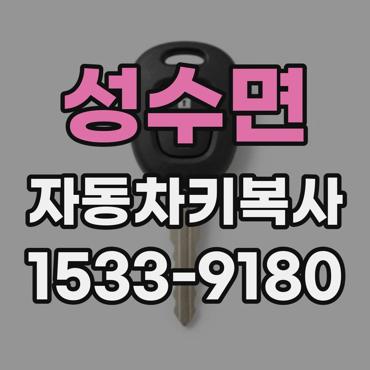 성수면 자동차키복사