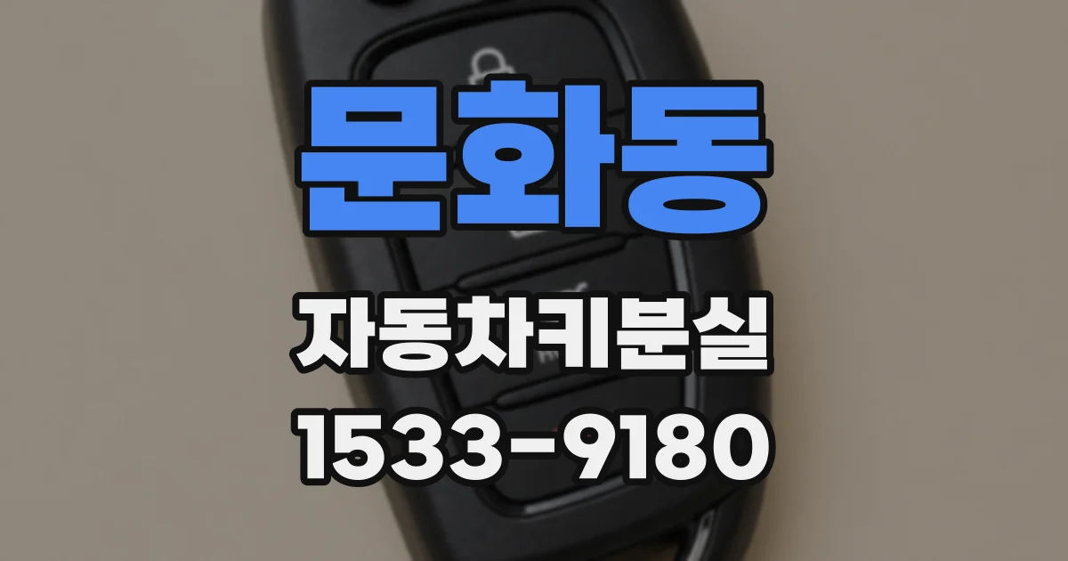 문화동 자동차키분실