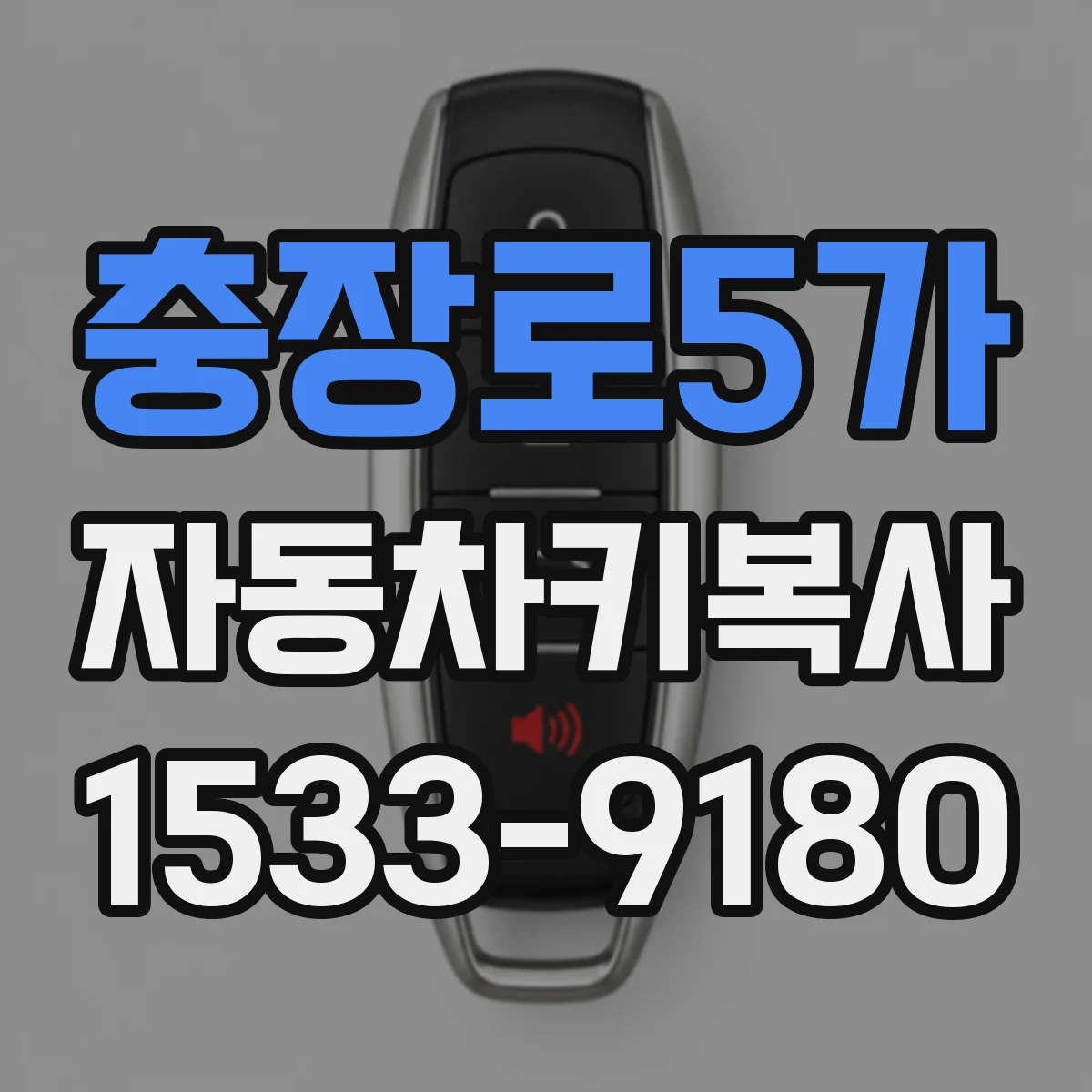충장로5가 자동차키복사