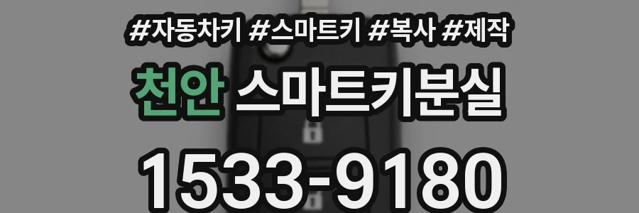 천안 스마트키분실